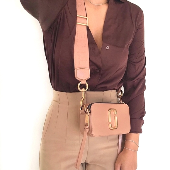 New🍑Marc Jacobs The Snapshot crossbody bag camera bag travel bag - Picture 11 of 16